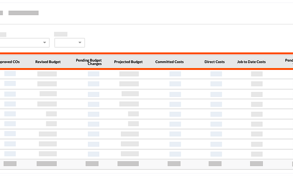 Configurable Budgeting Tool - Procore