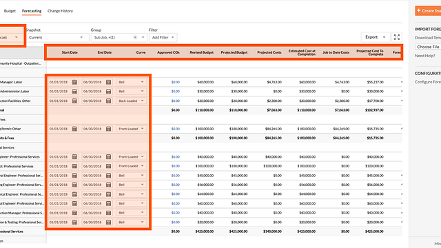 Advanced Forecasting - Procore