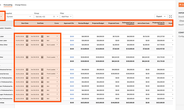 Advanced Forecasting - Procore